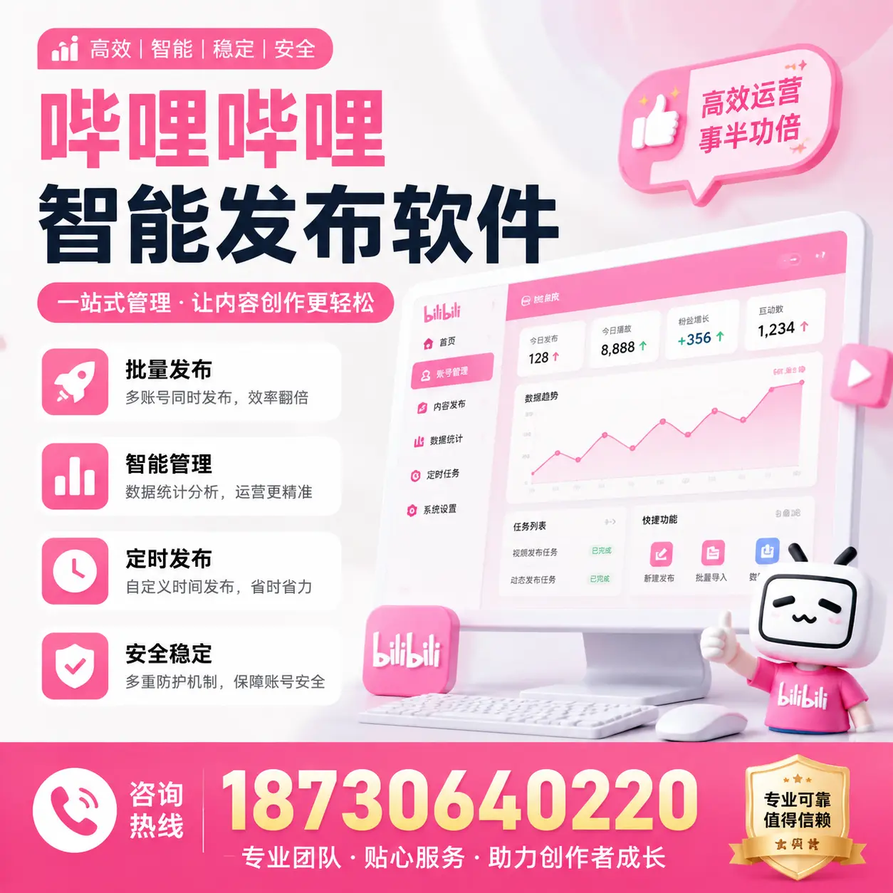 如何评估哔哩哔哩智能发布软件的ROI?云浮 企业必读